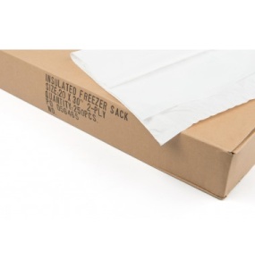 High Tensile Insulated Freezer Bag 2 Ply White