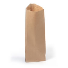 Brown Kraft Gusseted Paper Bags (Large)